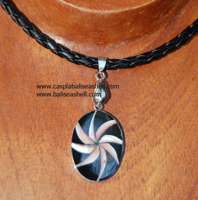 shell pendants art indonesia
