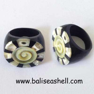 sea shell ring jewelry art