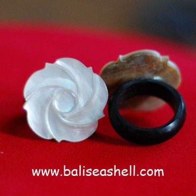 shell ring jewelry crafts