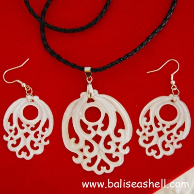 shell jewelry pier set mach from shell