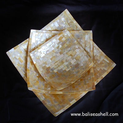 shell bowl art crafts inlay