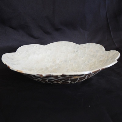 shell bowl mosaic art crafts