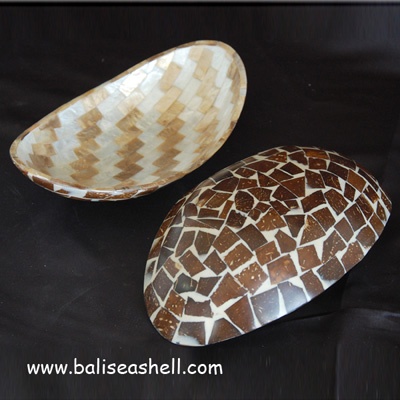 bowl crafts with coco mosaic
