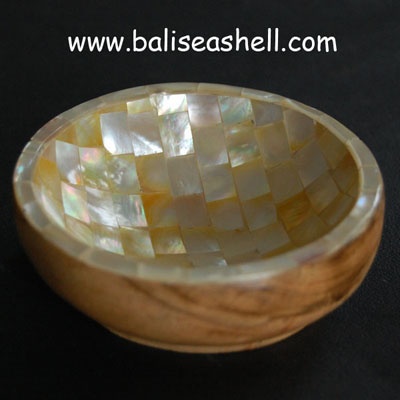 shell bowl crafts made from shell wood