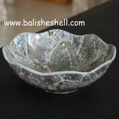seashell bowl art crafts inlay