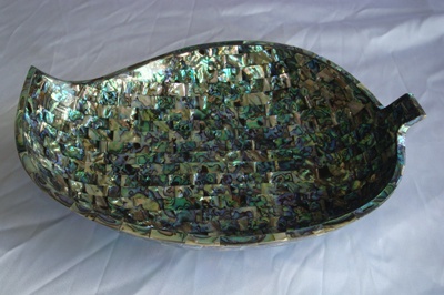 paua bowl art ware