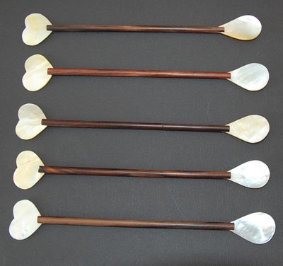 spoon mother of pearl shell model
