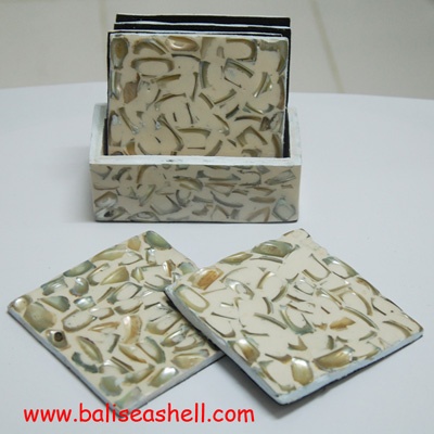 shell coaster made from top shell