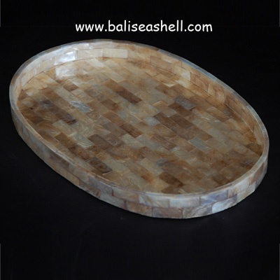 seashell trey art crafts indonesia