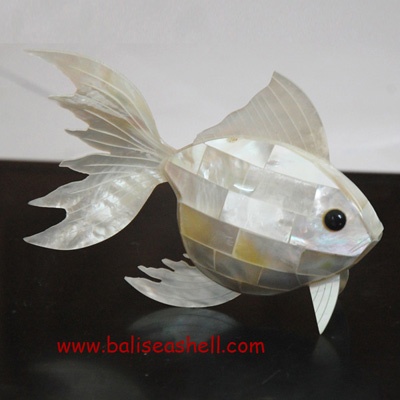 white pearl shell for fish crafts