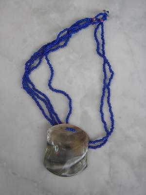 Necklace shell carving