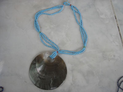 carving shell black mop for necklace