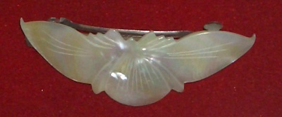 hairclip mother of pearl arts