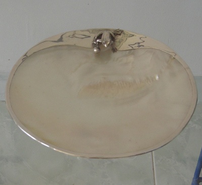 mop big natural cut round silver