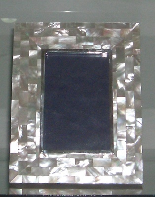 frame made from mop white shell