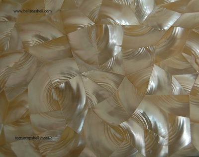 shell tiles from bali indonesia
