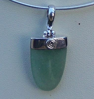 Green Stone Pendants